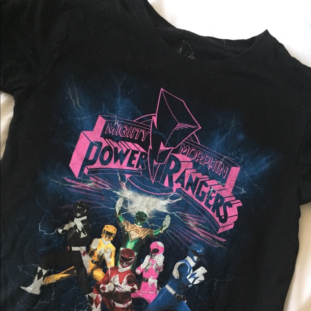 urban outfitters power ranger tee